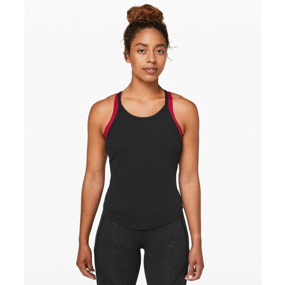 235- EUC Size 6 Lululemon Stronger as One Ribbed Tank *lululemon X Barrys - Picture 2 of 4